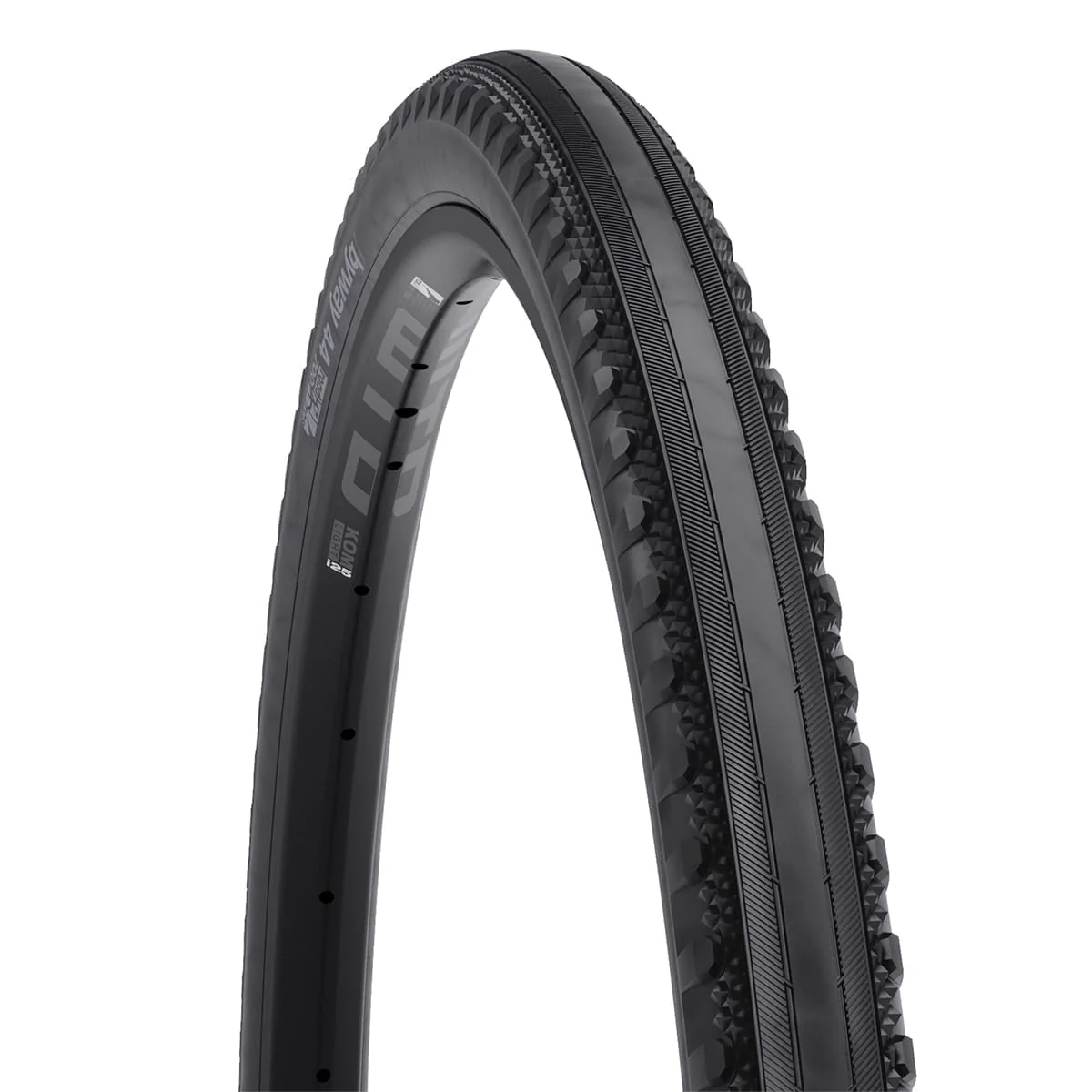 WTB-Reifen BYWAY TCS LIGHT FAST ROLLING DUAL DNA SG2 700x44c Tubeless Ready Verstärkt Schwarz
