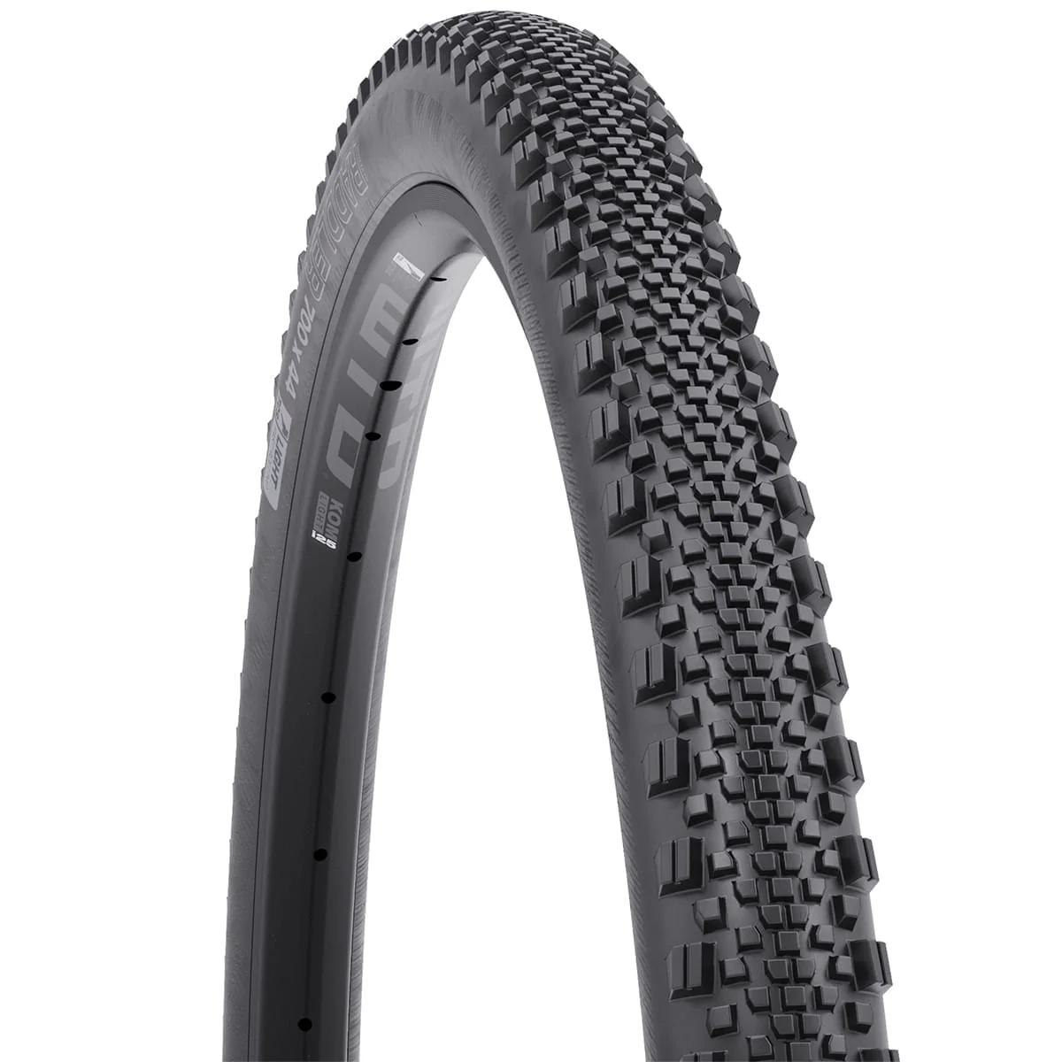 WTB-Reifen RADDLER TCS LIGHT FAST ROLLING DUAL DNA SG2 700x44c Tubeless Ready Verstärkt Schwarz