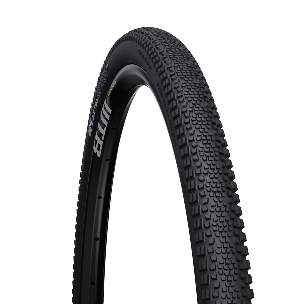 WTB-Reifen RIDDLER TCS LIGHT FAST ROLLING DUAL DNA SG2 700x37c Tubeless Ready Verstärkt Schwarz
