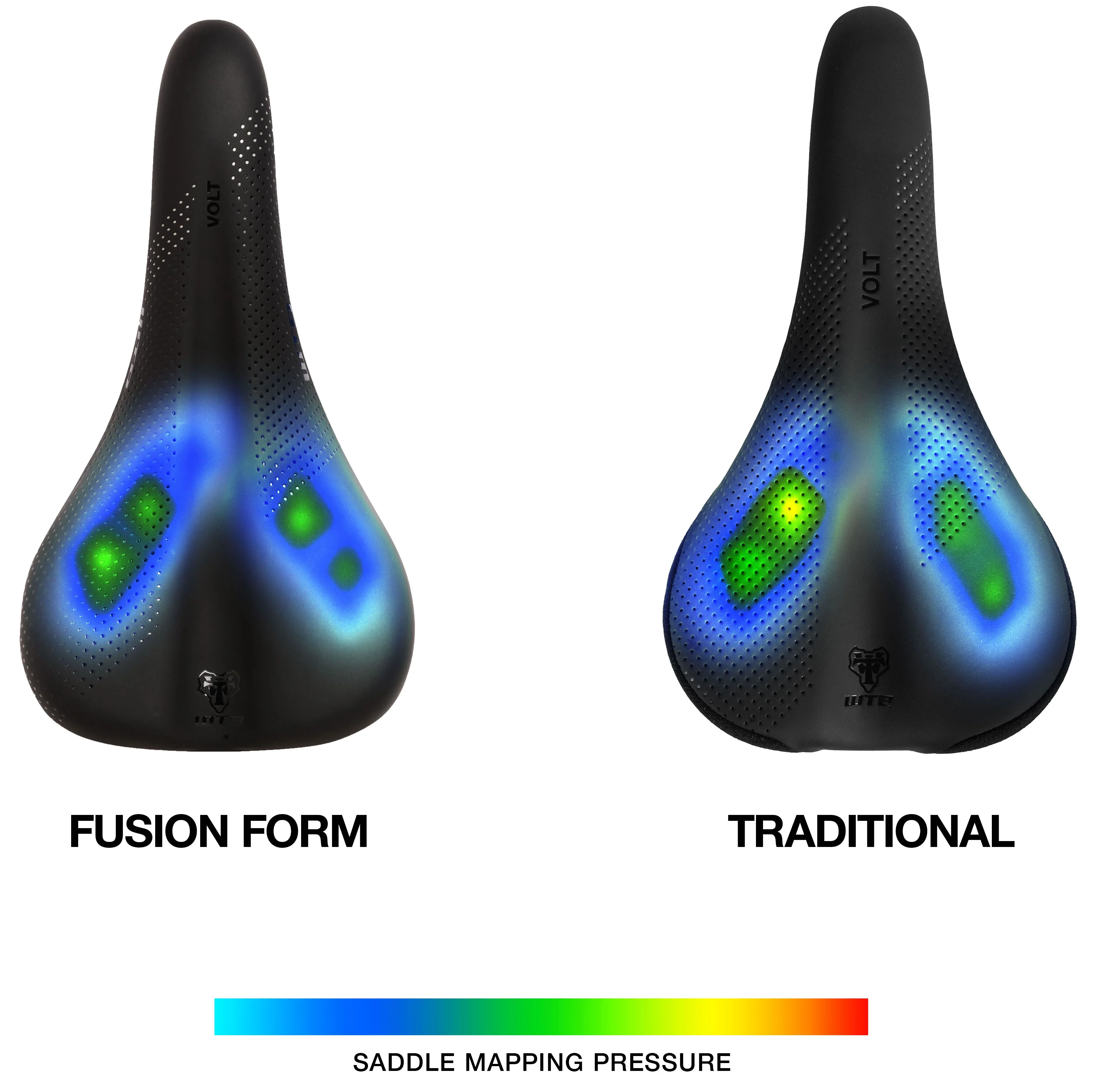 WTB-Sattel VOLT FUSION FORM Medium 142mm Rails Titanium - Image 4