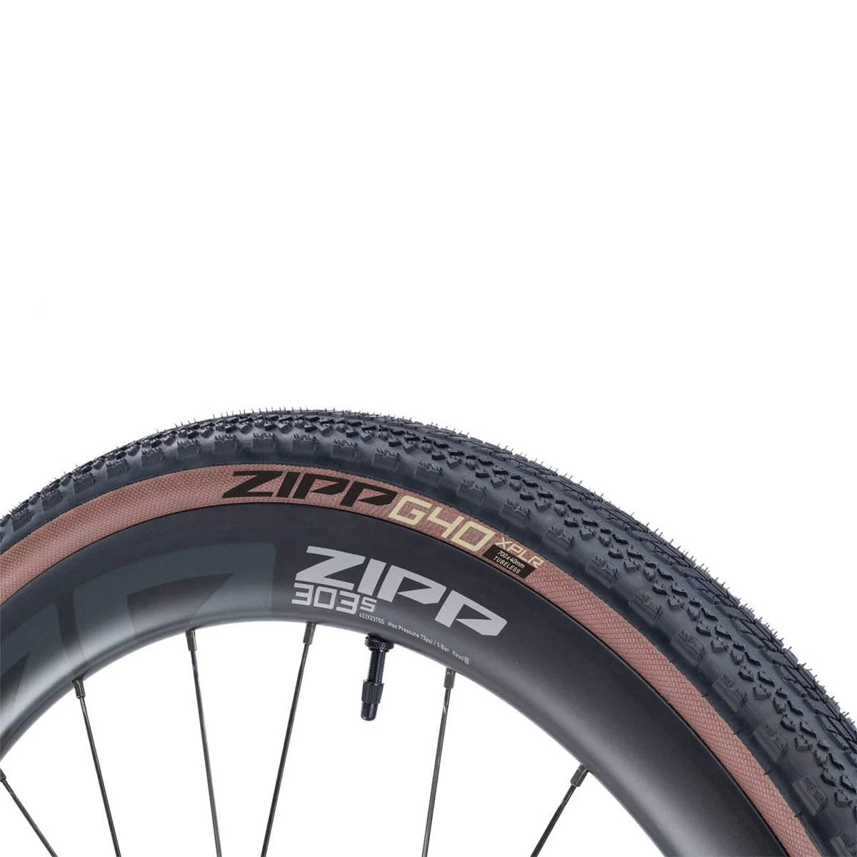 Reifen ZIPP G40 XPLR 700x40c Tubeless Ready Weich Braun - Image 2